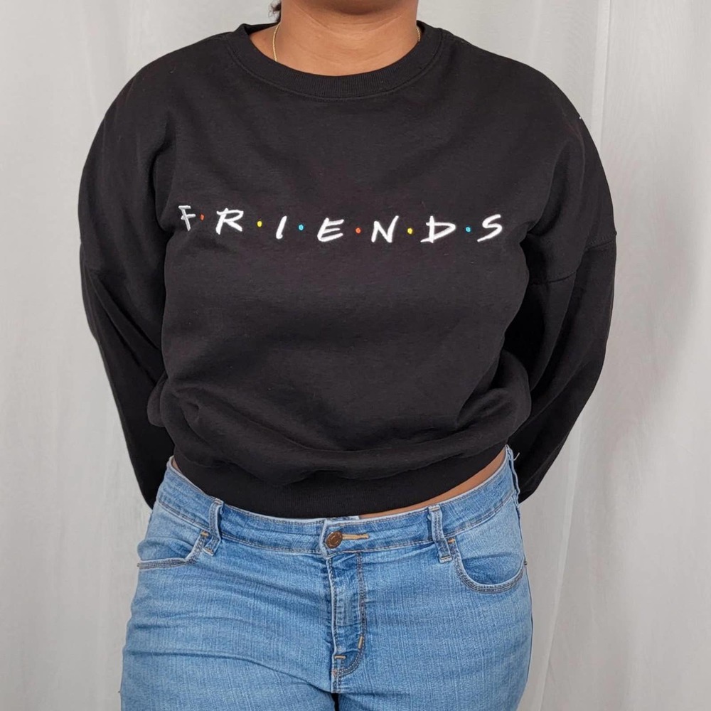 Friends Cropped Sweatshirt | Medium